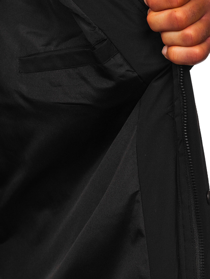 Geaca de iarna neagra pentru barbati Bolf 62M9519