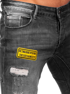 Blugi negri regular fit Bolf MP0047N