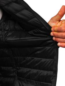 Geacă de primăvară sport neagră Bolf HM112