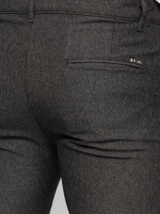 Pantaloni formali pentru bărbați din grafit Bolf 0041