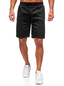 Pantaloni de trening negri pentru bărbați Bolf 17K533