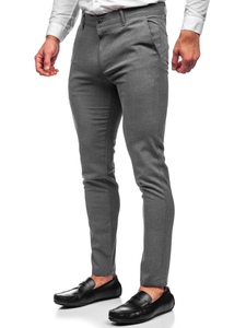 Pantaloni chinos grafit Bolf 0016