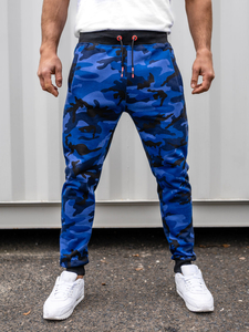 Pantaloni de trening army-bleumarin Bolf KZ15A