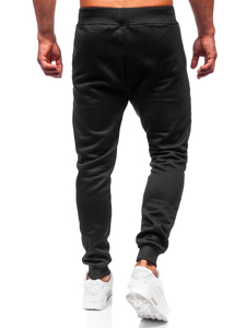 Pantaloni de trening joggers negri Bolf XW06