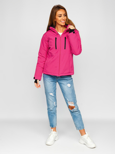 Geacă de iarnă roz sport dame Bolf HH012