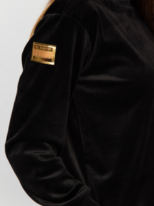 Compleu de trening catifea negru dame Bolf 8129