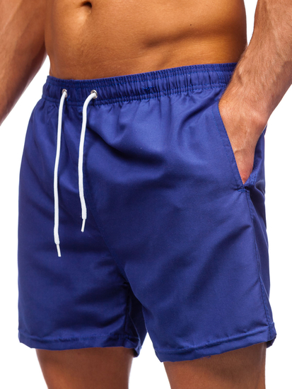 Pantaloni scurți de baie albastru-cobalt Bolf YW02001