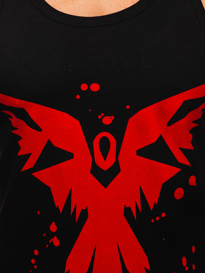 Maiou negru cu imprimeu Bolf 14843