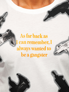 Tricou bărbătesc din bumbac alb cu imprimeu Bolf MPO3471