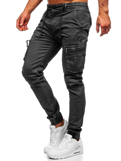 Pantaloni cargo joggers grafit Bolf 8983