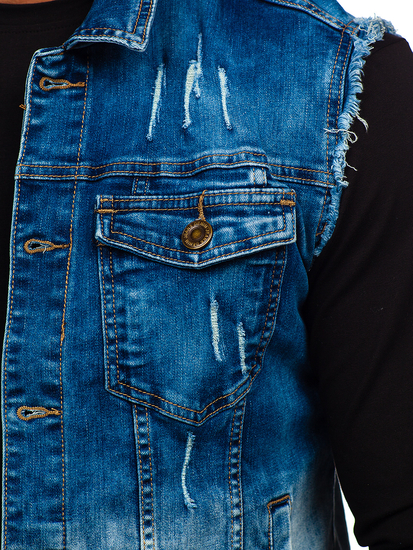 Vestă de blugi bleumarin Bolf G112