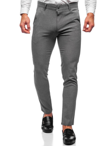 Pantaloni chinos grafit Bolf 0016