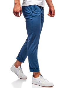 Pantaloni indigo chinos Bolf 1146