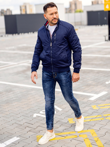 Geacă de tranziție bărbat bleumarin Bolf 1907