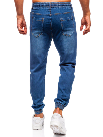 Pantaloni de jogging pentru bărbați albaștri Bolf 8155