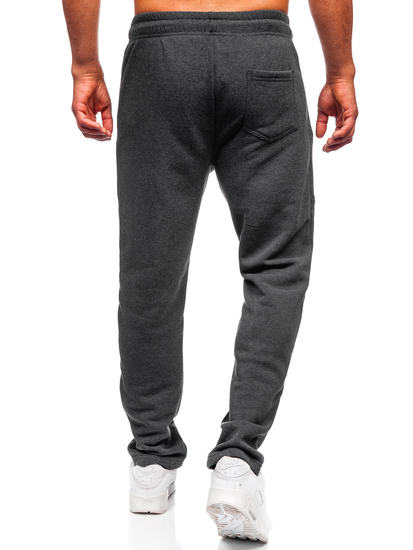 Pantaloni de trening pentru bărbați groși, antracit, de la Bolf JX6279