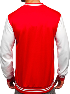 Geacă tip baseball roșie Bolf 8B1157