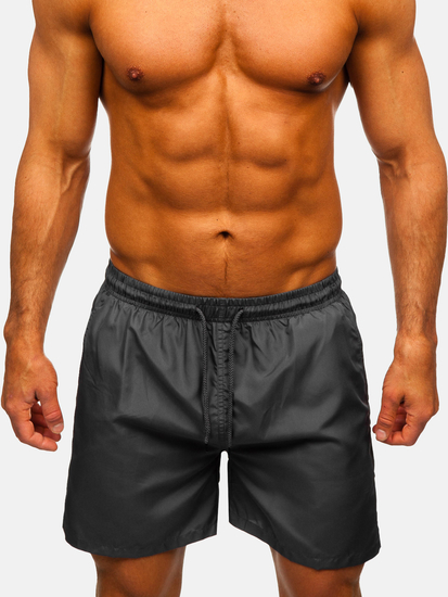 Pantaloni scurți de baie bărbătești grafit Bolf QD32