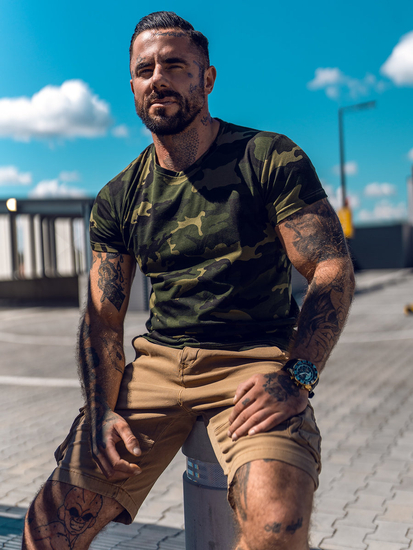 Tricou camo pentru bărbați Bolf S807A1