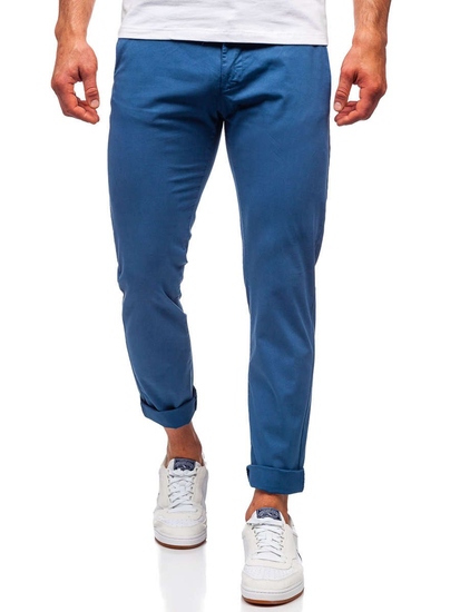 Pantaloni indigo chinos Bolf 1146