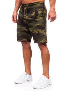 Pantaloni scurți de trening army kaki Bolf 8K283
