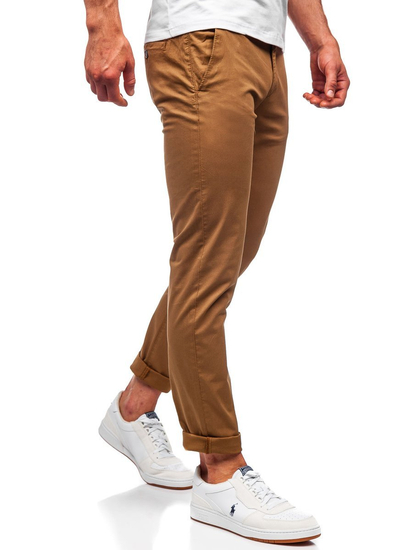 Pantaloni camel chinos Bolf 1146