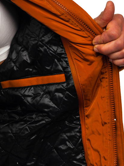 Palton pentru bărbați cămilă Bolf 8856A1