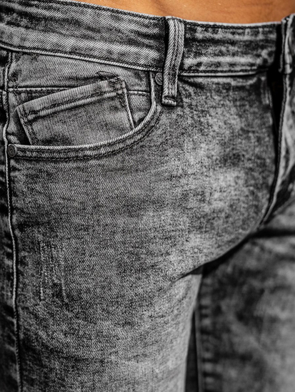 Blugi negri scurți Bolf KG3753