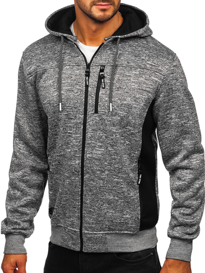 Hanorac izolator gri pentru bărbați Bolf TC1305