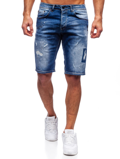 Blugi scurti bleumarin Bolf R3007