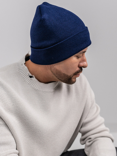 Căciulă bleumarin de iarnă călduroasă Bolf YW09004M