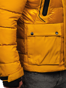 Geacă de iarnă camel matlasată Bolf 99527