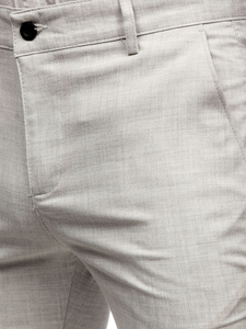 Pantaloni bej chinos Bolf 0015