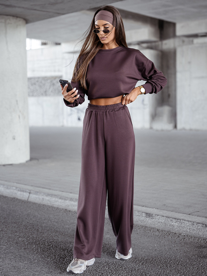 Trening cu fermoar pentru femei Unt Ciocolată Bolf 821111