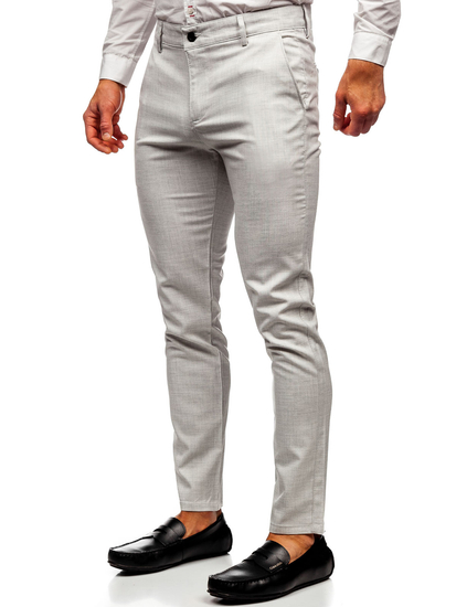 Pantaloni bej chinos Bolf 0015