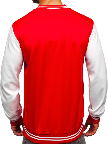 Geacă tip baseball roșie Bolf 8B1157