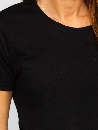 Tricou negru dame Bolf SD211-3P 3PACK