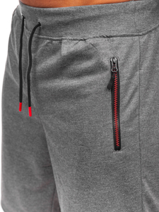 Pantaloni scurți de trening grafit Bolf 8K295
