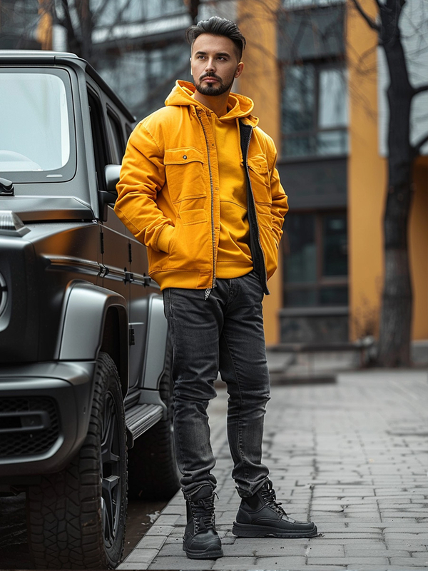 Blugi negri skinny Bolf R927