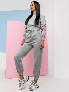 Compleu de training gri oversize dame Bolf 8C678