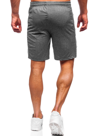 Pantaloni scurți de training grafit Bolf 68020