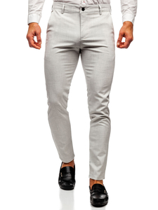 Pantaloni bej chinos Bolf 0015