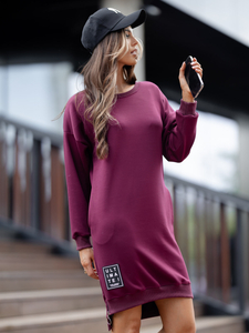 Rochie unt vișinie Bolf 524