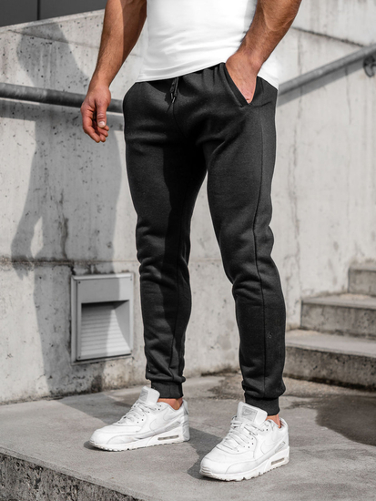 Pantaloni de jogging pentru bărbați, negri Bolf XW01-E