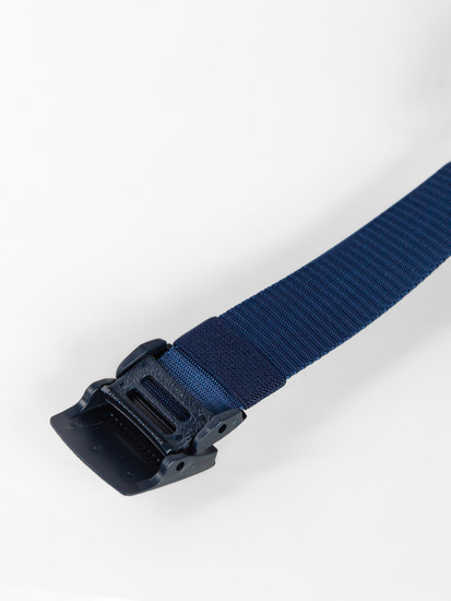 Curea din material textil bleumarin Bolf 979