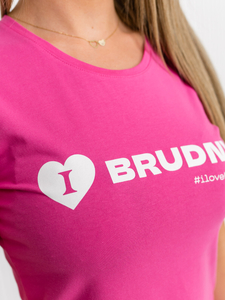 Tricou de dama roz din colectia Igor Brudny cu imprimeu 01