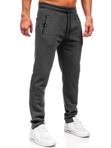 Pantaloni de trening pentru bărbați din grafit Bolf JX6601