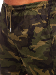 Pantaloni scurți de trening army kaki Bolf 8K283