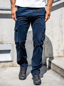 Pantaloni cargo bleumarin bărbați Bolf 1672