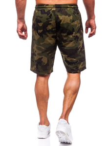 Pantaloni scurți de trening army kaki Bolf 8K283